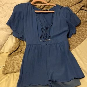 Adorable blue romper!